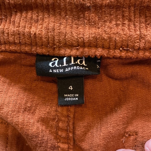 Rust orange corduroy pants. - Picture 3 of 3